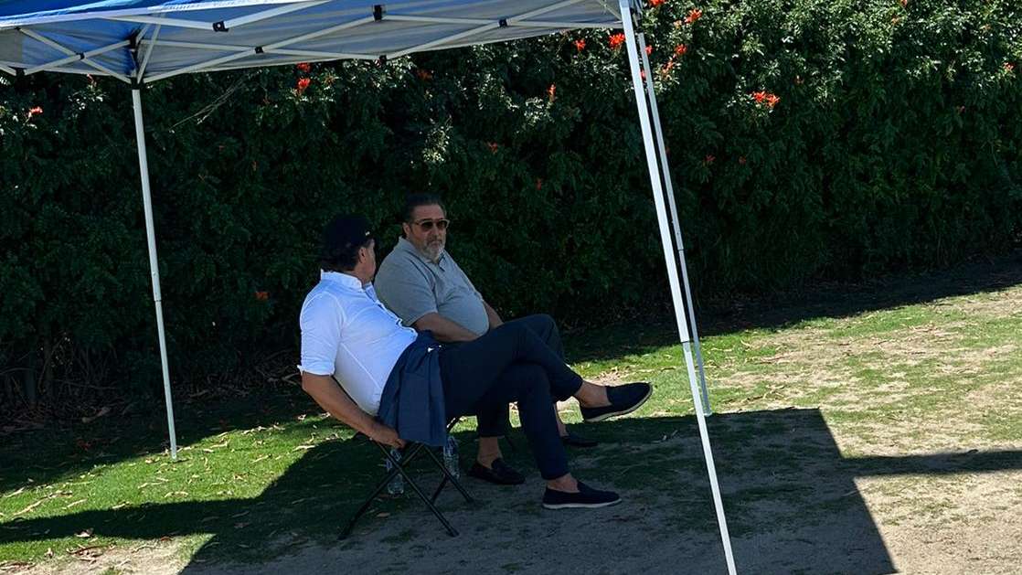 FOTO TJ - Anche l'agente Branchini presente alla seduta di allenamento: bolle qualcosa in pentola?