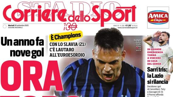 David si riprende la Juve, la prima pagina di Corsport 