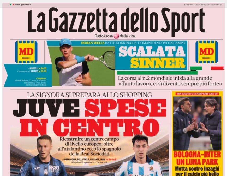 Gazzetta - Juve, spese in centro