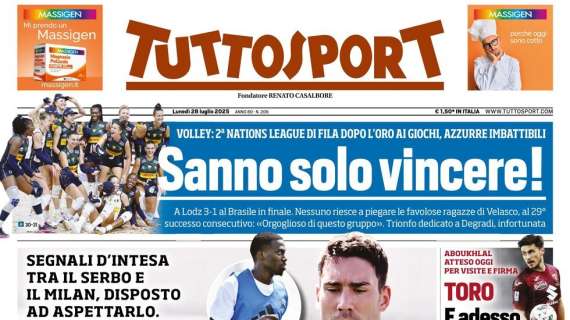 Tuttosport - Vlahovic per Allegri, caso Weah
