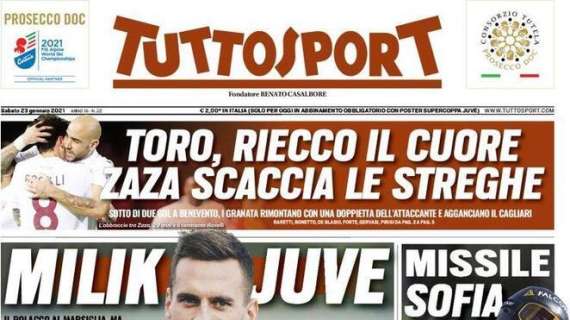 Tuttosport - Milik-Juve, sorpresa?