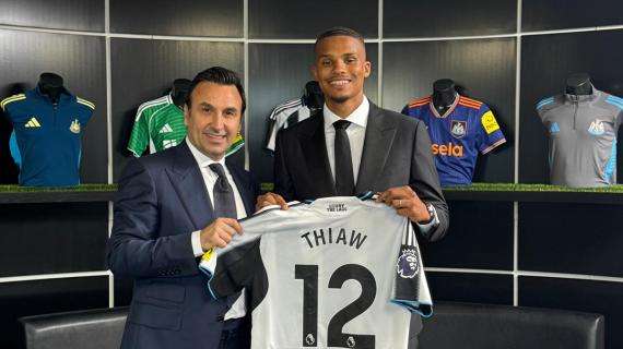 Thiaw bianconero, ma al Newcastle: scelta la maglia numero 12