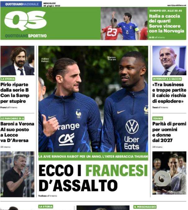 QS - Ecco i francesi d’assalto