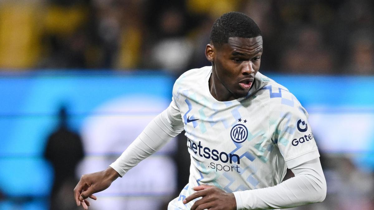 Inter, stop per Bonny: distorsione al ginocchio, stop per due settimane