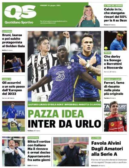 QS - Inter, idea da urlo