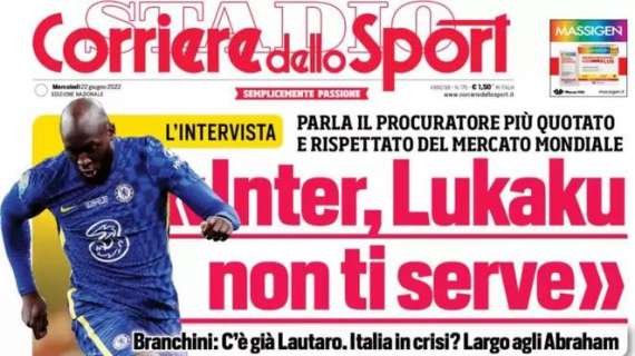 Corsport - Branchini: “Inter, Lukaku non ti serve”