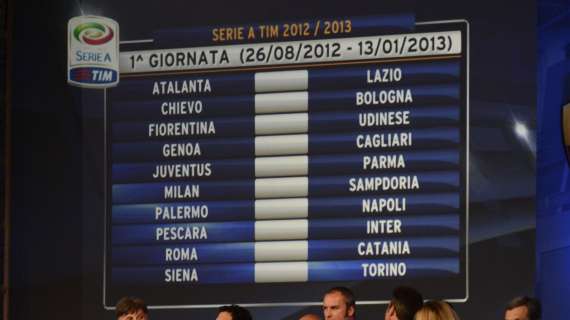 Ecco il calendario completo 2012/13