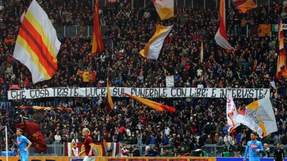 Roma - I tifosi contestano la squadra e Pallotta 