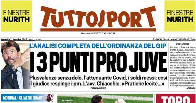 Tuttosport- I tre punti pro Juve 