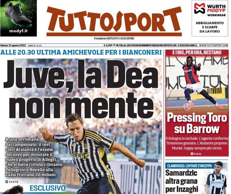 Tuttosport - Juve, la Dea non mente, Kaio Jorge: “Vorrei restare, ma…”