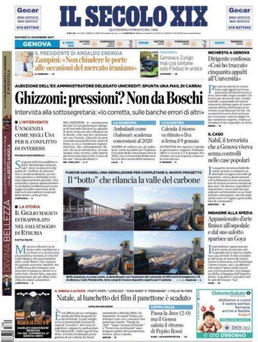 Il Secolo XIX - Passa la Juve, ma...