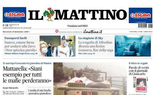 Il Mattino - Suarez, lo scandalo dell’esame italiano 