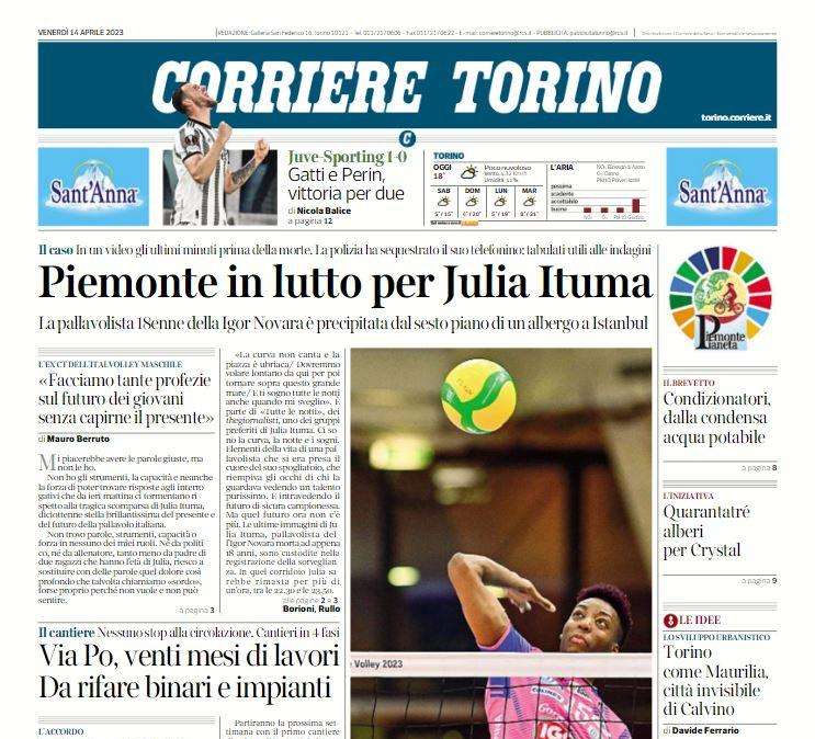 Corriere di Torino - Juve, avanti d’istinto