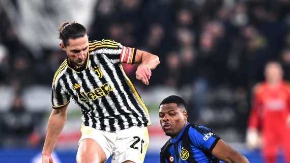 La Juventus su "X" esalta Rabiot: "Cavallo pazzo"