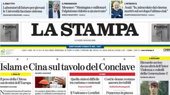 La Stampa - Bagarre Juve