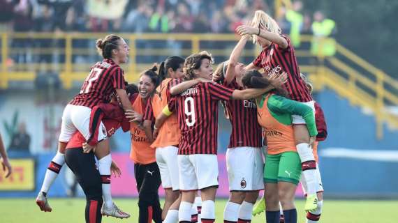 Serie A femminile, il Milan balza al comando, in attesa di Juve-Inter