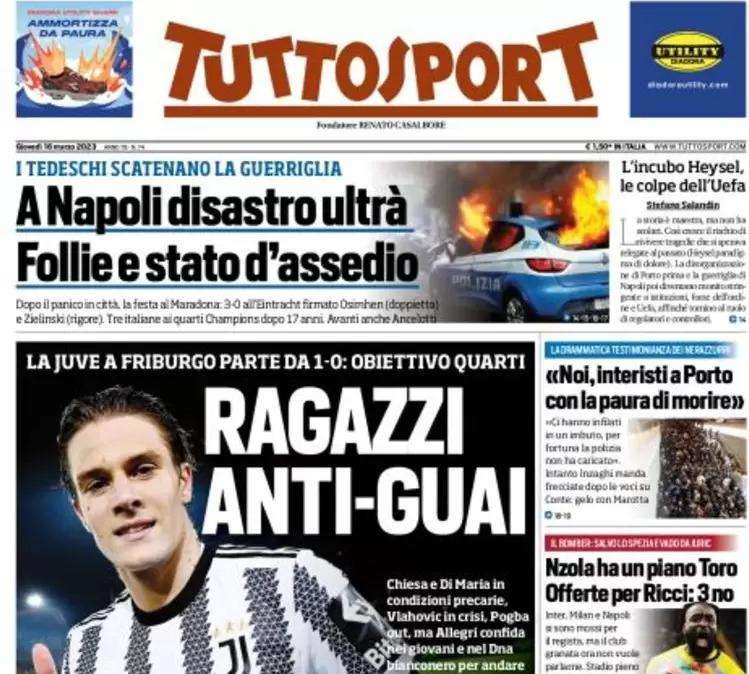 Tuttosport - Ragazzi anti guai