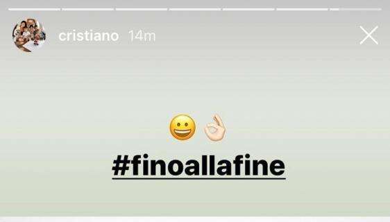 CRISTIANO RONALDO si allena duramente: "Fino alla fine"