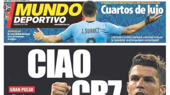 Mundo Deportivo titola in italiano: "Ciao CR7"