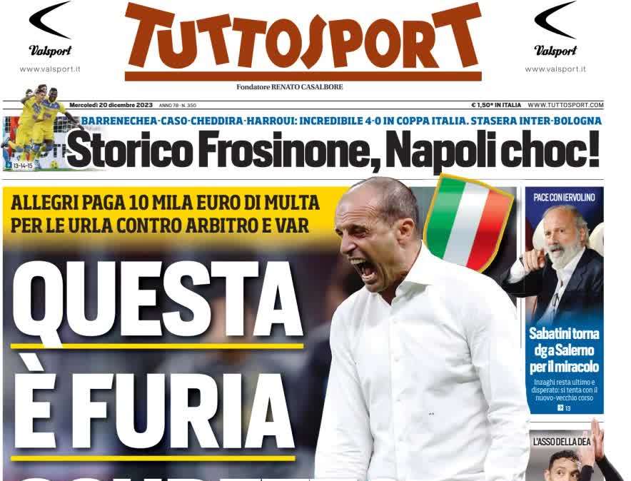 Tuttosport - Questa è furia scudetto 