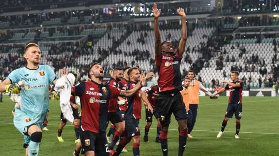 Il sito ufficiale del Grifone: "Il Genoa è il primo a fermare la Juve"