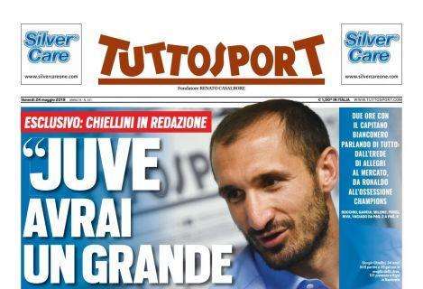 Tuttosport - Chiellini: "Juve, avrai un grande allenatore"