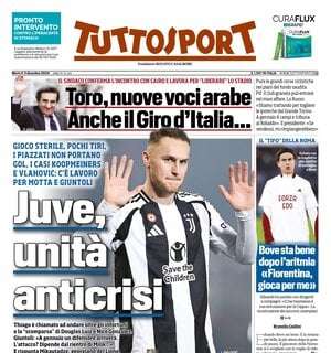 Tuttosport - Juve, unitá anti crisi 