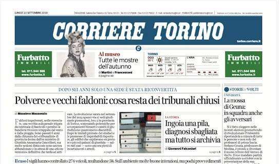 Corriere di Torino - Juve, cambiamento lento 