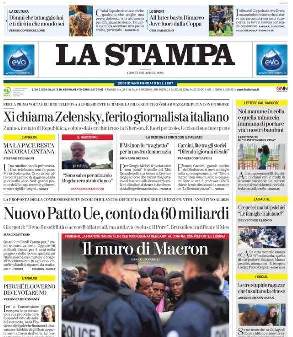 La Stampa - Juve troppo piccola  