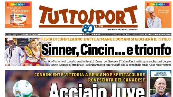 Tuttosport - Acciaio Juve, Diamante David