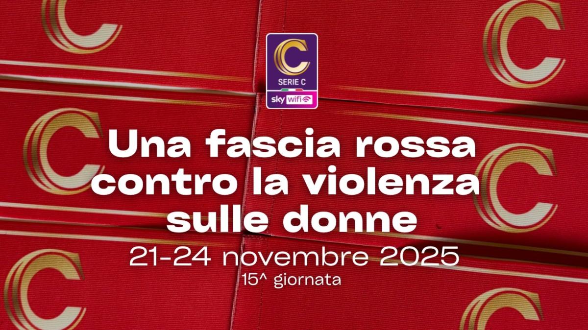 Serie C, una fascia rossa contro la violenza sulle donne