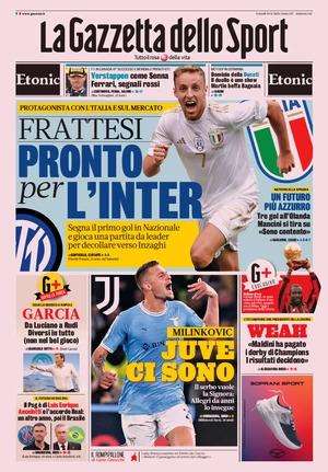 Gazzetta - Frattesi pronto per l’Inter, Milinkovic per la Juve 