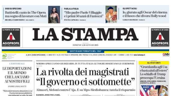 La Stampa - I Conte non tornano 