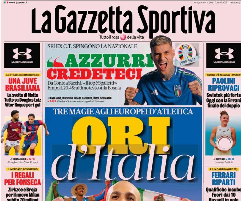 Gazzetta - Una Juve brasiliana