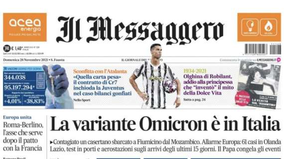 Il Messaggero - Il contratto di Cr7 inchioda la Juventus 
