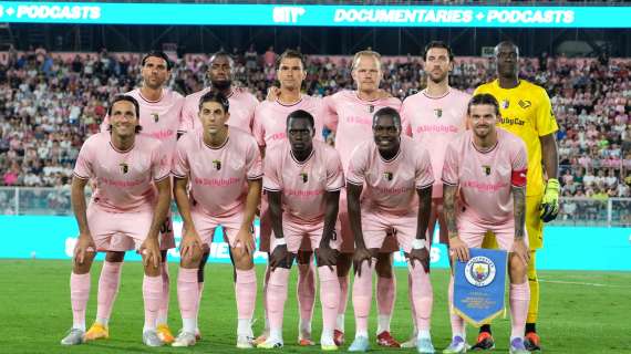 Palermo in campo con il City