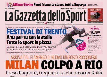 Gazzetta - Milan, colpo a Rio