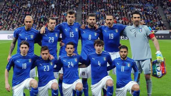 Ranking Fifa: Italia sempre 15ma 