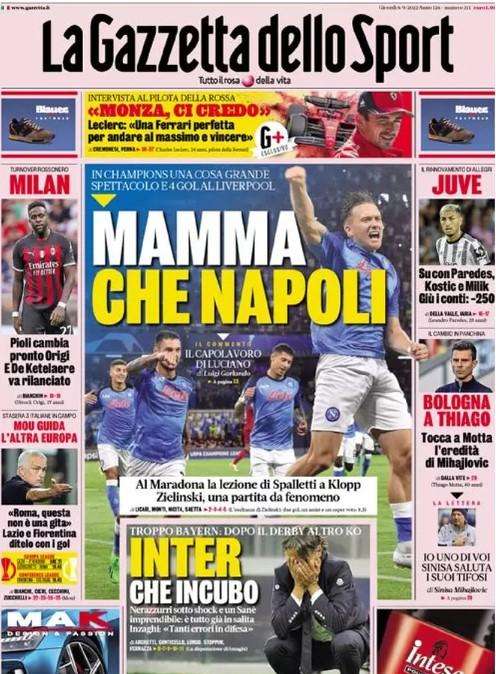 Gazzetta - Su con Paredes e a Milik, giù con i conti 