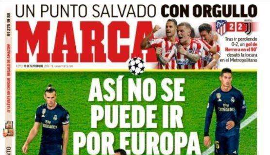 Marca su Atletico-Juve: "Un punto salvato con orgoglio"