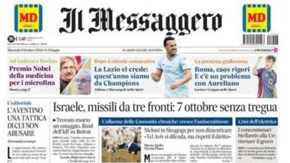 Il Messaggero - La Lazio ci crede, siamo da Champions 