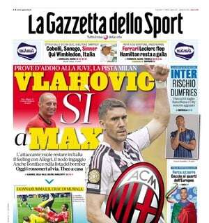 Gazzetta - Vlahovic, si Max