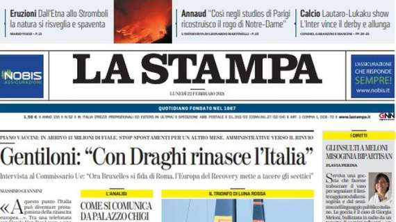 La Stampa - L’Inter vince il derby ed allunga 