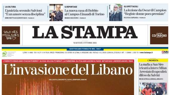 La Stampa - Mafia a San Siro i ricatti a Inter e Milan 