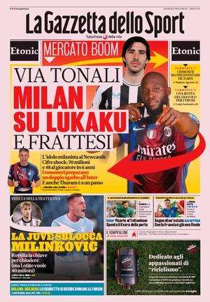 Gazzetta - La Juve sblocca Milinkovic