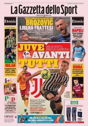 Gazzetta - Juve. Avanti tutti