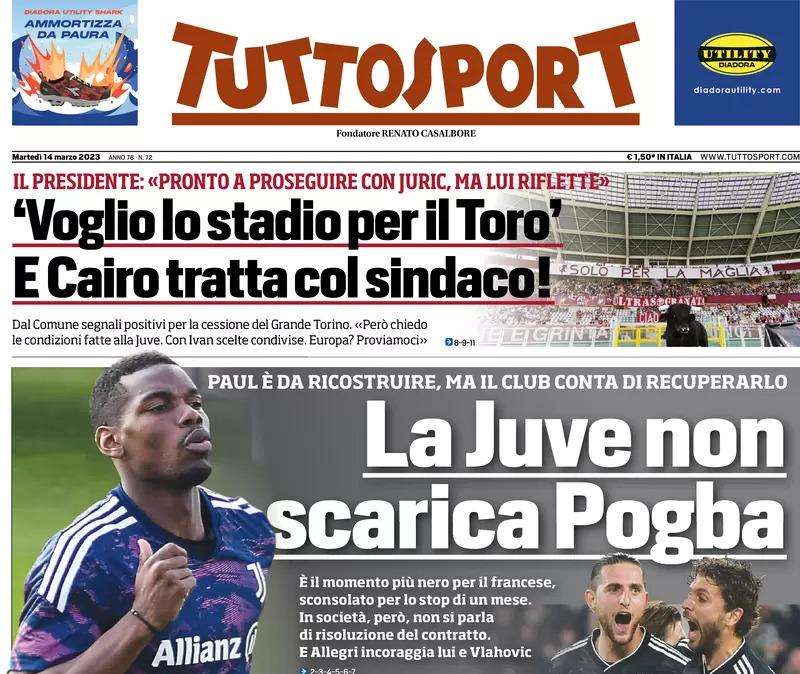 Tuttosport - La Juve non scarica Pogba
