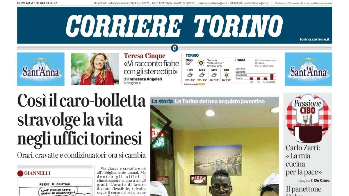 Corriere di Torino - Il Polpo e’ pronto