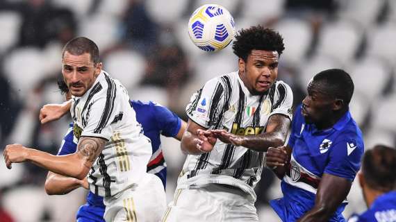 Juventus in casa della Sampdoria per raggiungere quota 100