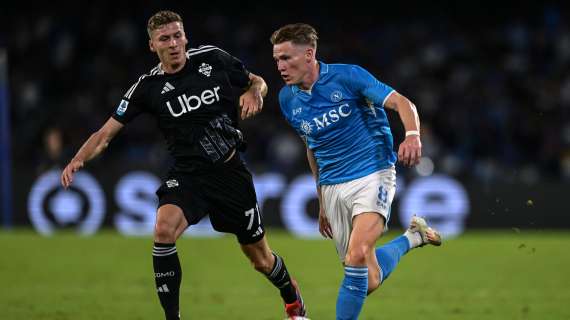 Intervallo Napoli-Como 1-1. Strefezza risponde a McTominay 